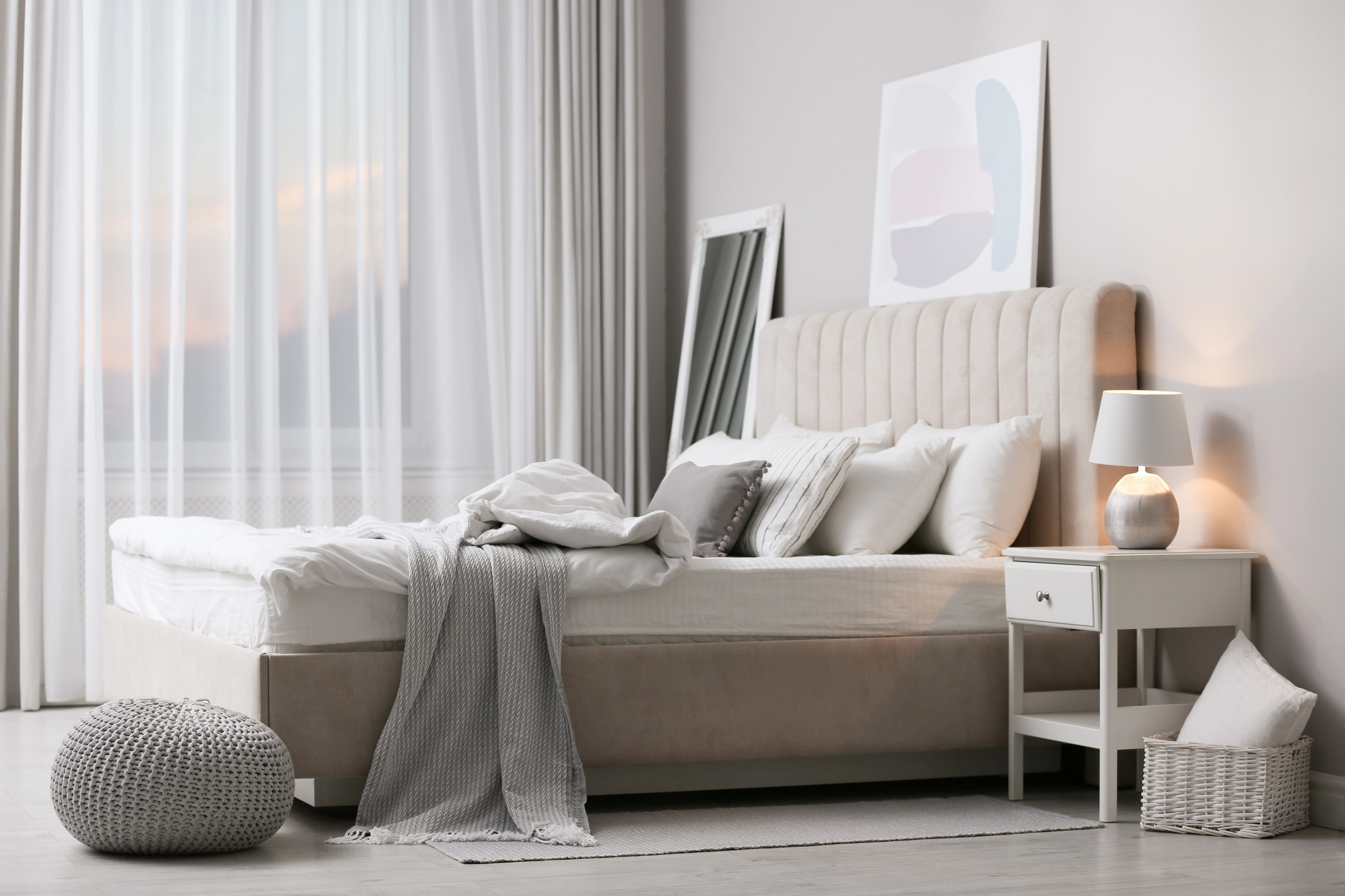 Professional cleaning team at work